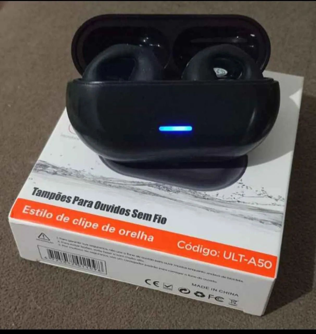 Fone bluetooth clip de orelha 