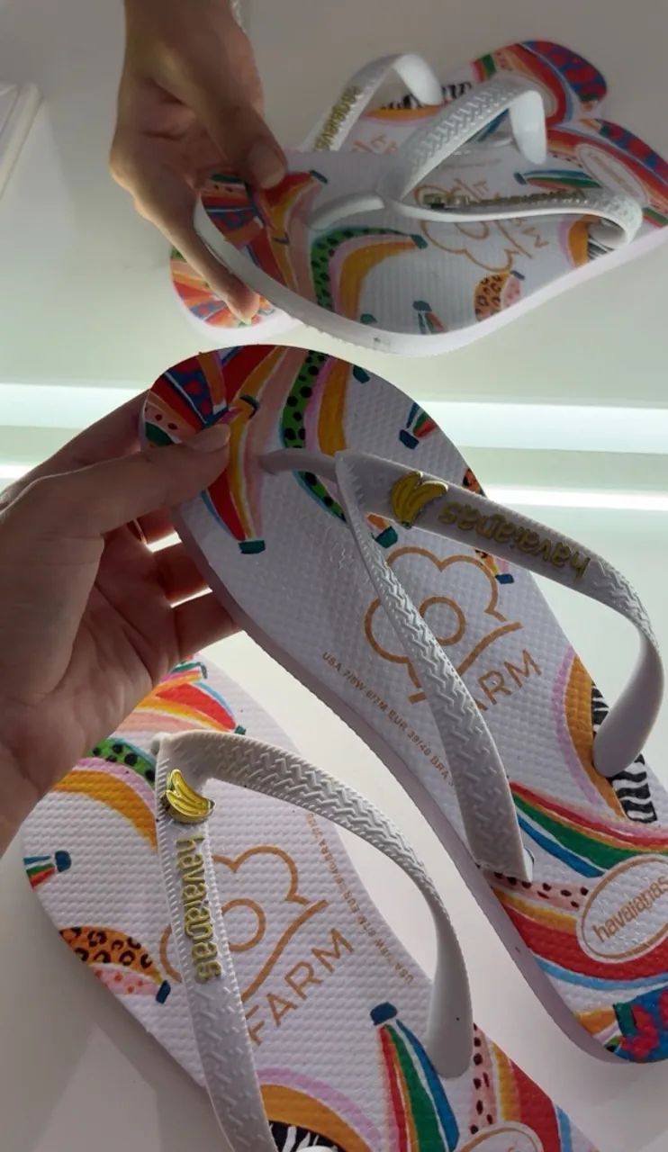 Havaiana Inspiração Farm nova - Foto 2