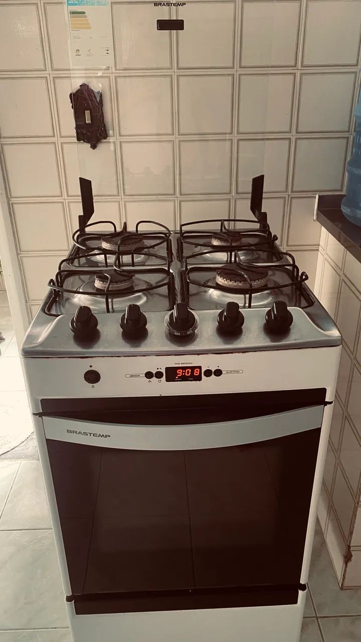 Brastemp Clean de 4 bocas, modelo BFO4TAB, com timer digital. - Foto 4