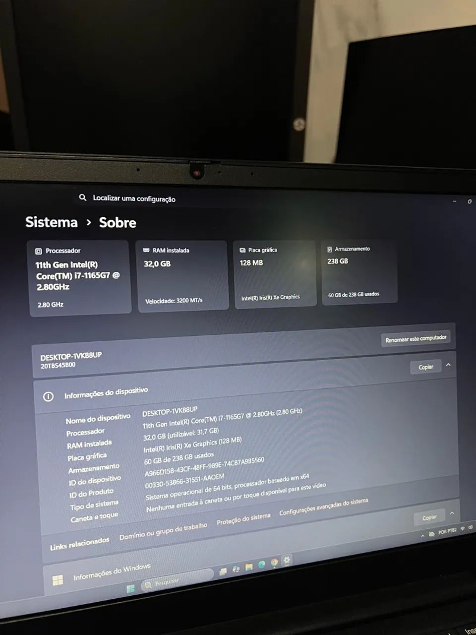 Notebook Lenovo ThinkPad E14 - Intel Core i7, 32GB RAM e SSD 256GB - Foto 4