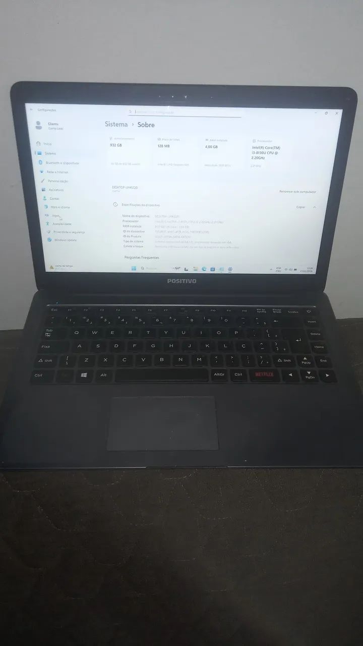 Notebook Intel Core i3 8° Geração  - Foto 4