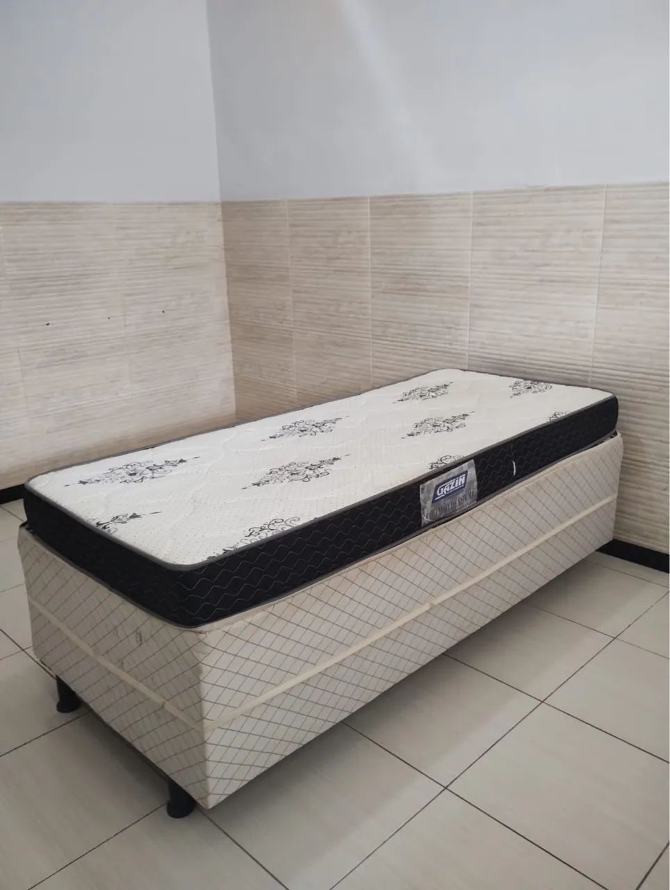 Cama box solteiro sem colchão 