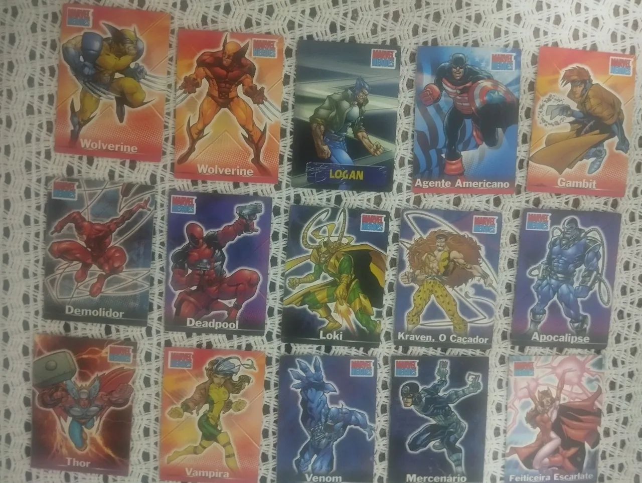 Cards Marvel 