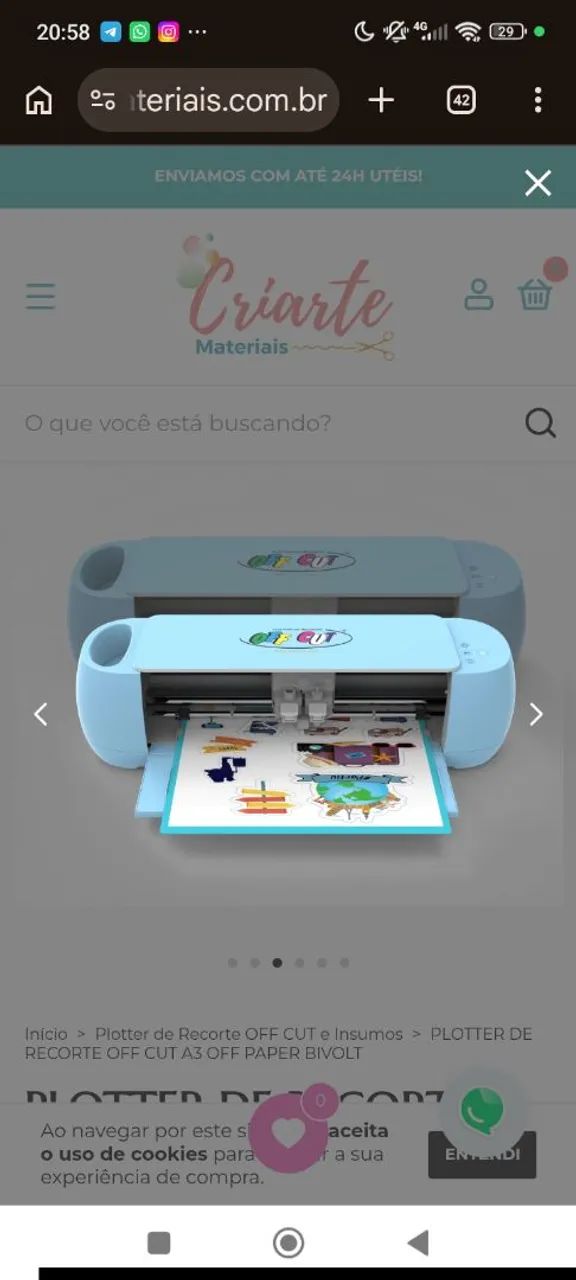 Máquina Plotter de recorte A3 Off Cut  - Foto 2