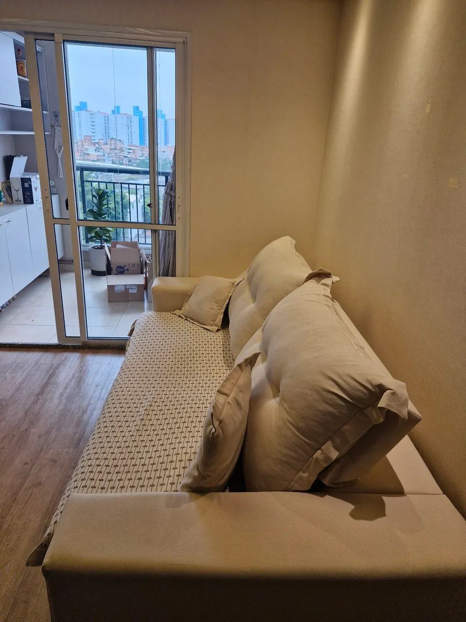 Sofa 4 lugares linho - Foto 3