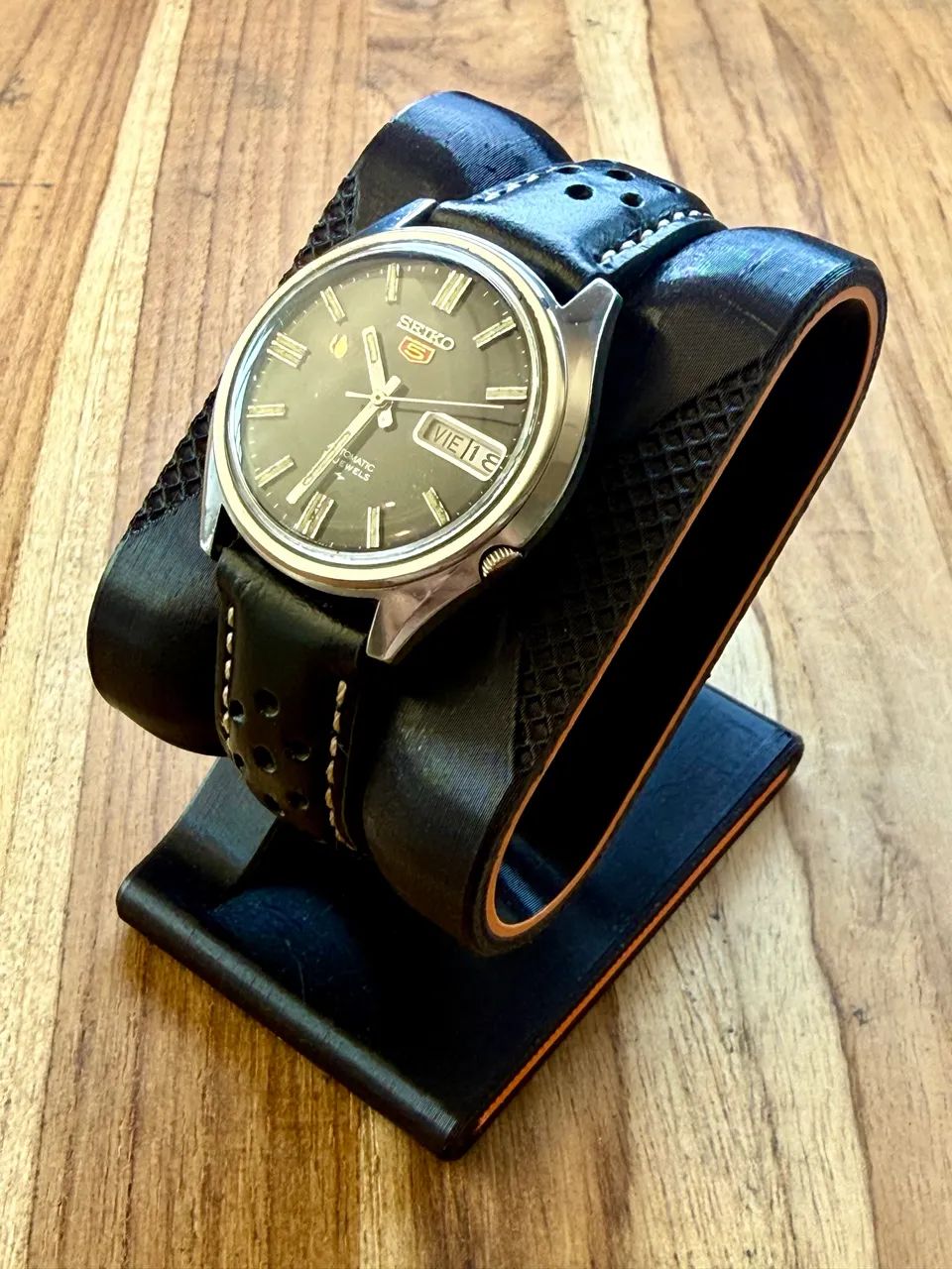 Relógio Seiko 5 Black Dial * - 1988 - Foto 2
