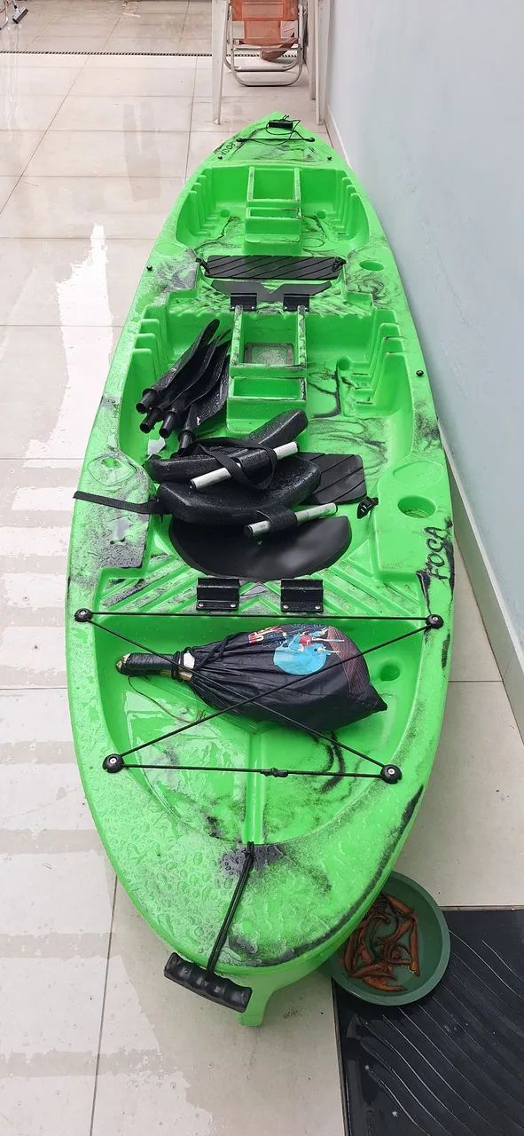 Caiaque duplo muito novo - Foto 2