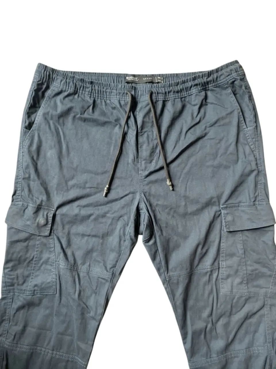 Calça cargo azul jogger GG - Foto 5