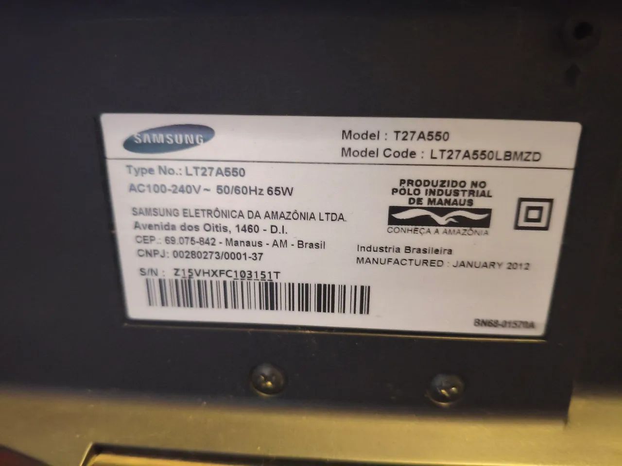 Tv Samsung 27" polegadas FULL HD - com controle - Foto 5