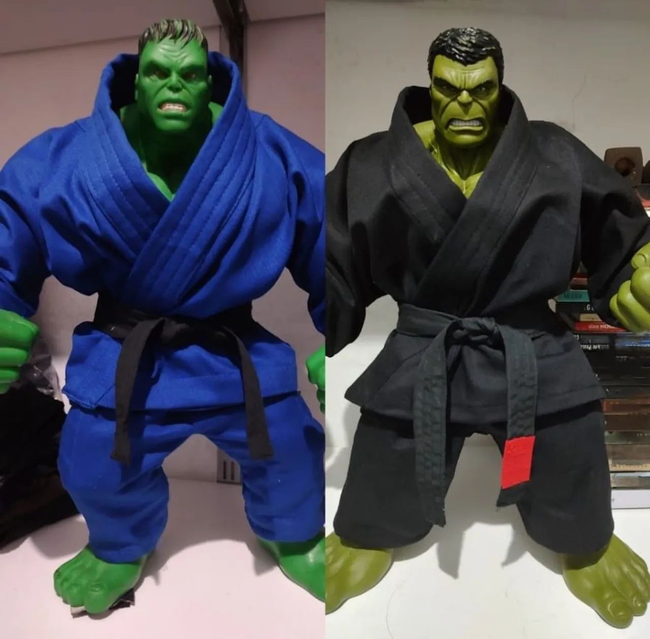 Kimono Judô ou Jiu-Jitsu Para Boneco Hulk  - Foto 2
