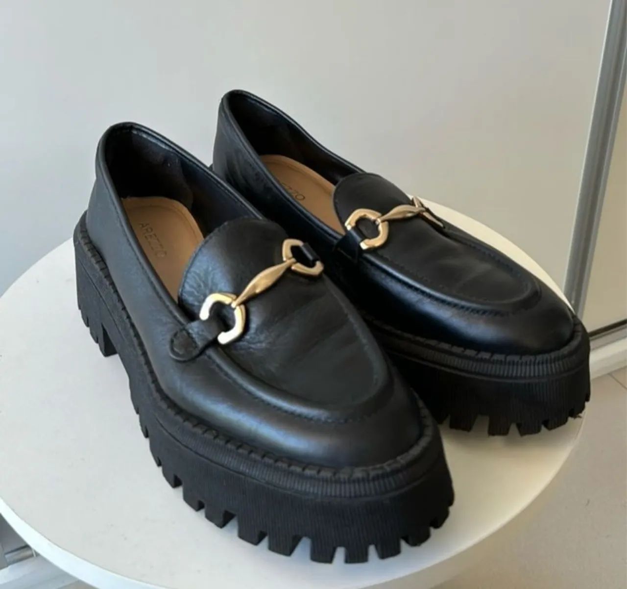 Mocassim Couro Original Arezzo Feminino 35 