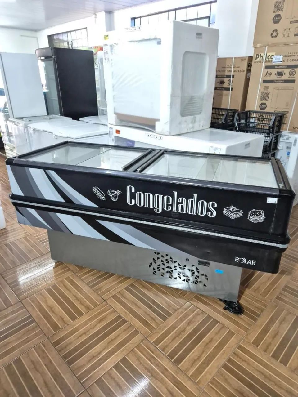 Ilha de congelados 2 metros