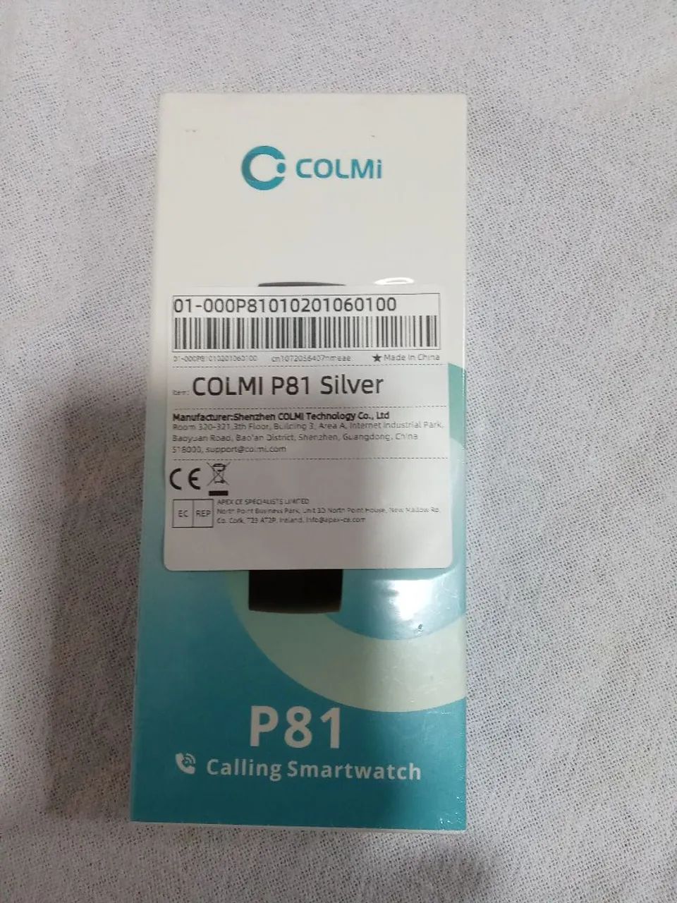 Smartwatch colmi P81 cor prata 