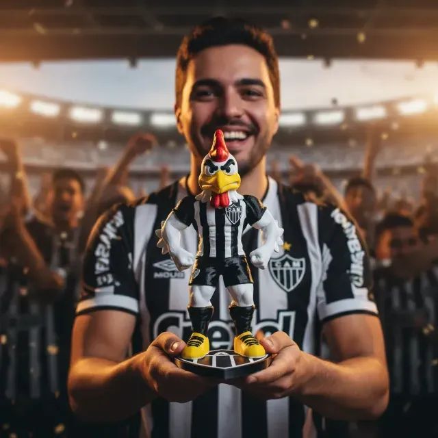 Galo Doido Mascote Em Impressão 3d - Foto 4