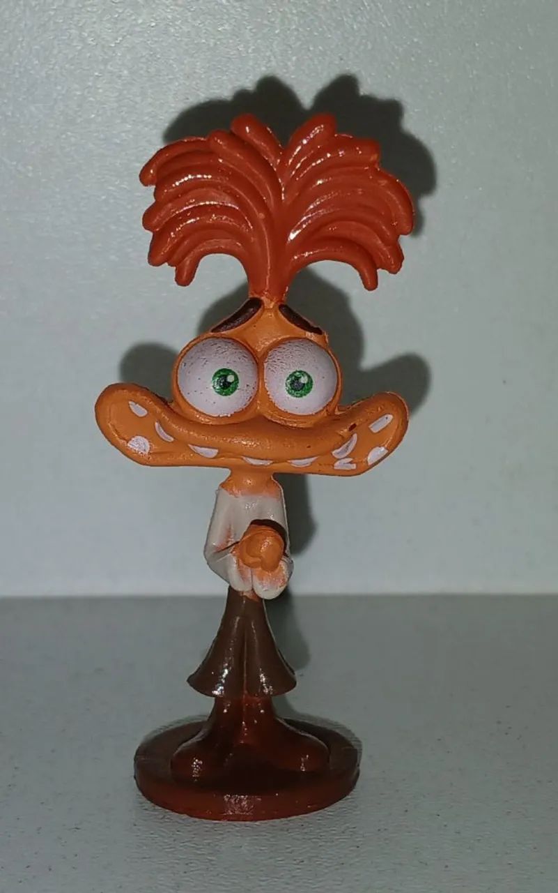 BONECO MINIATURA DISNEY DIVERTIDA MENTE DOIS 2 ANSIEDADE ORIGINAL