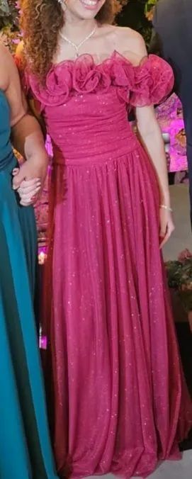 VESTIDO FESTA ROSA - Foto 2