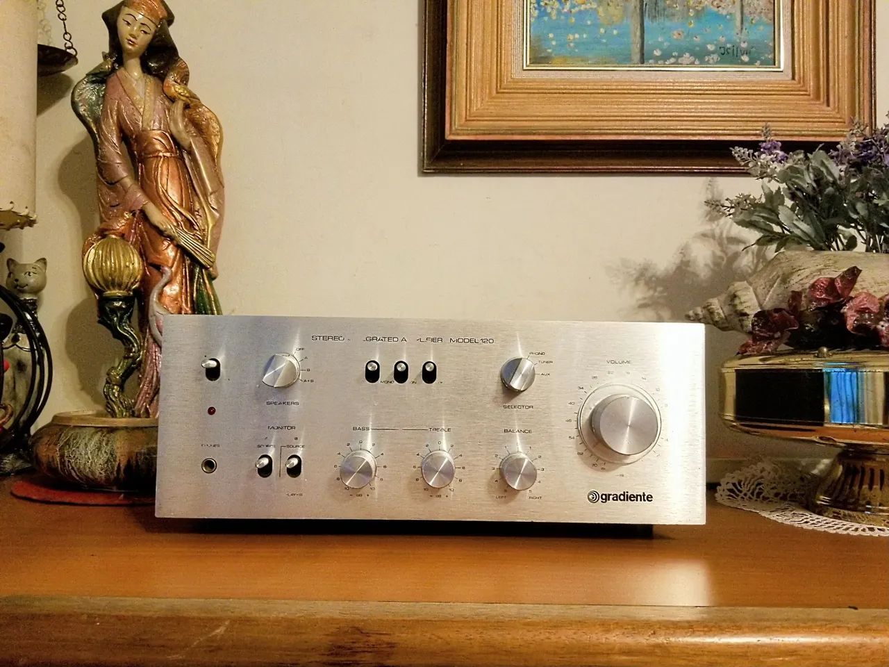 Amplificador Gradiente Model 120 (Com Defeito ) - Foto 2