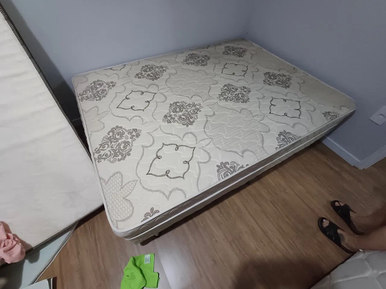 Cama box casal (Colchao + base) ortopedico