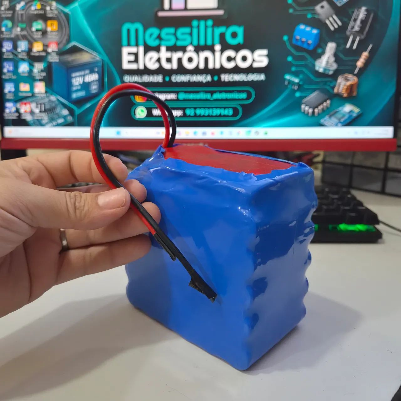 Bateria de lítio 12v 20Ah - Foto 3