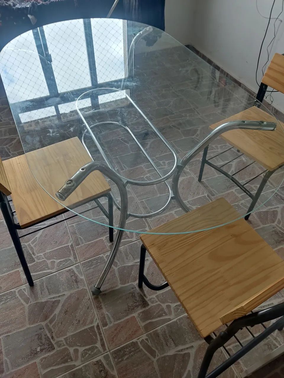 Mesa de vidro, 6 lugares - Foto 3