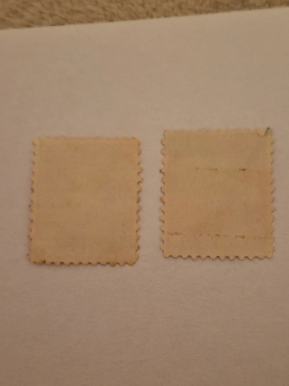 Antiguidade 2 Selos EUA Abraham Lincoln  - Foto 2