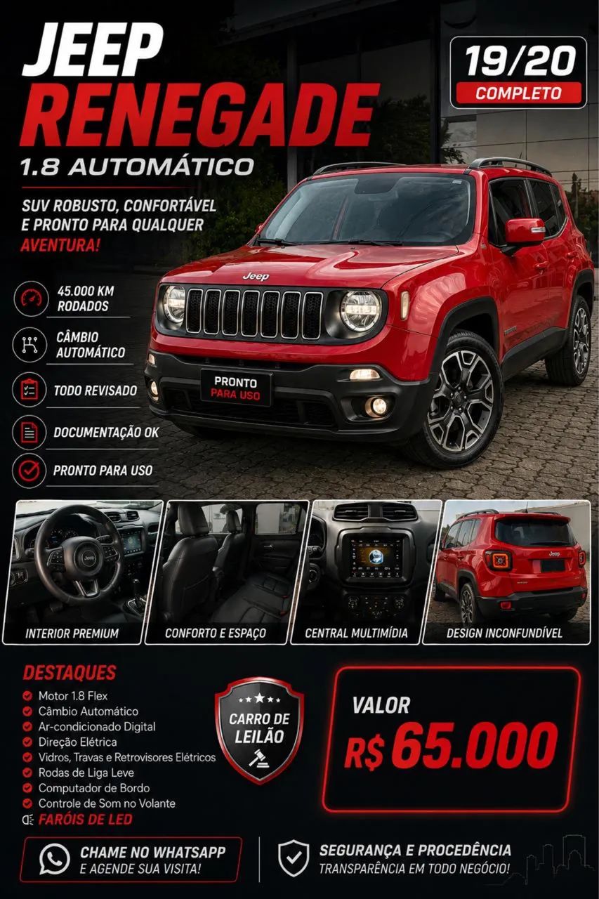 Jeep Renegade Renegade 1.8 4x2 Flex 16V Aut. 2020