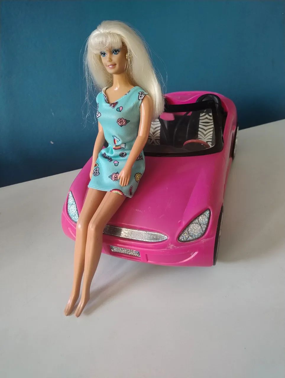 Carro Rosa conversível da Barbie  - Foto 5