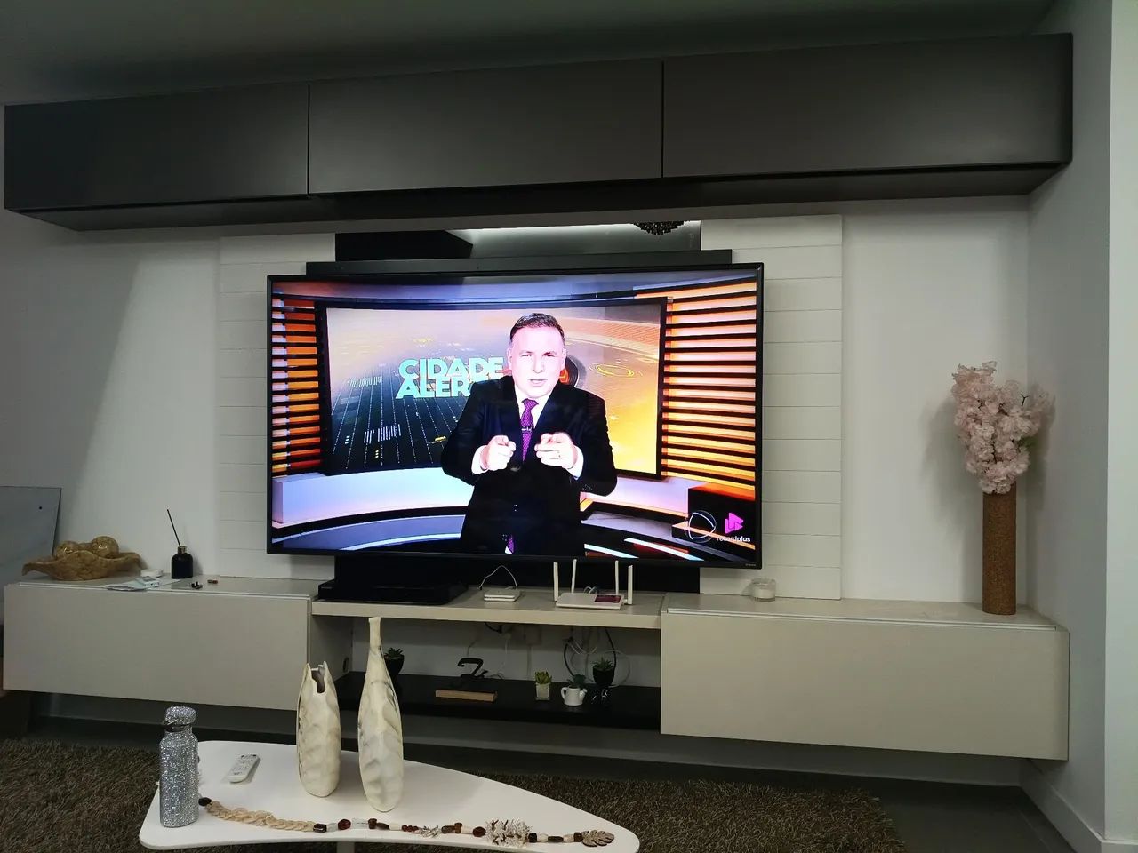 Rack TV marcenaria 