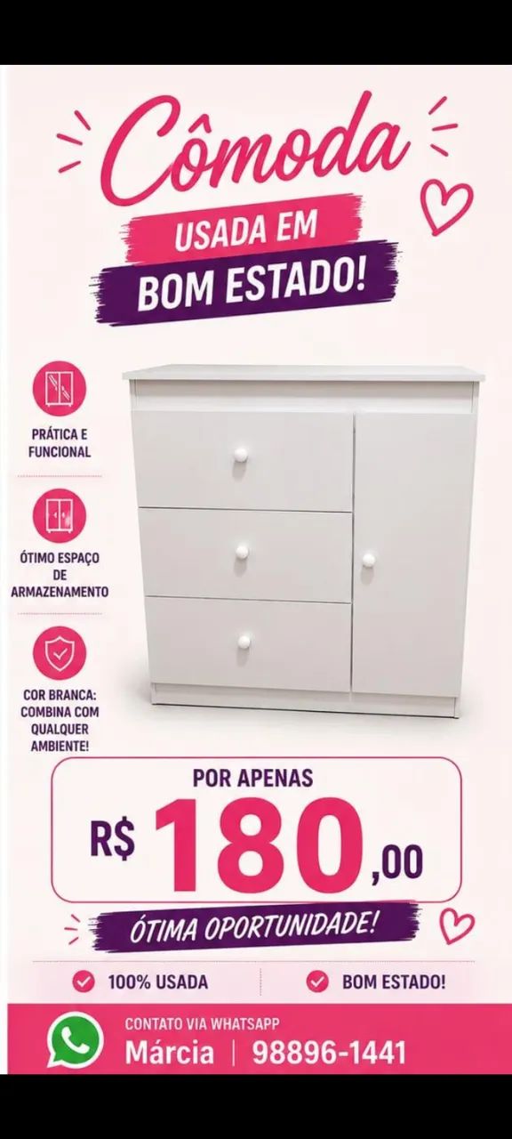 CÔMODA BRANCA