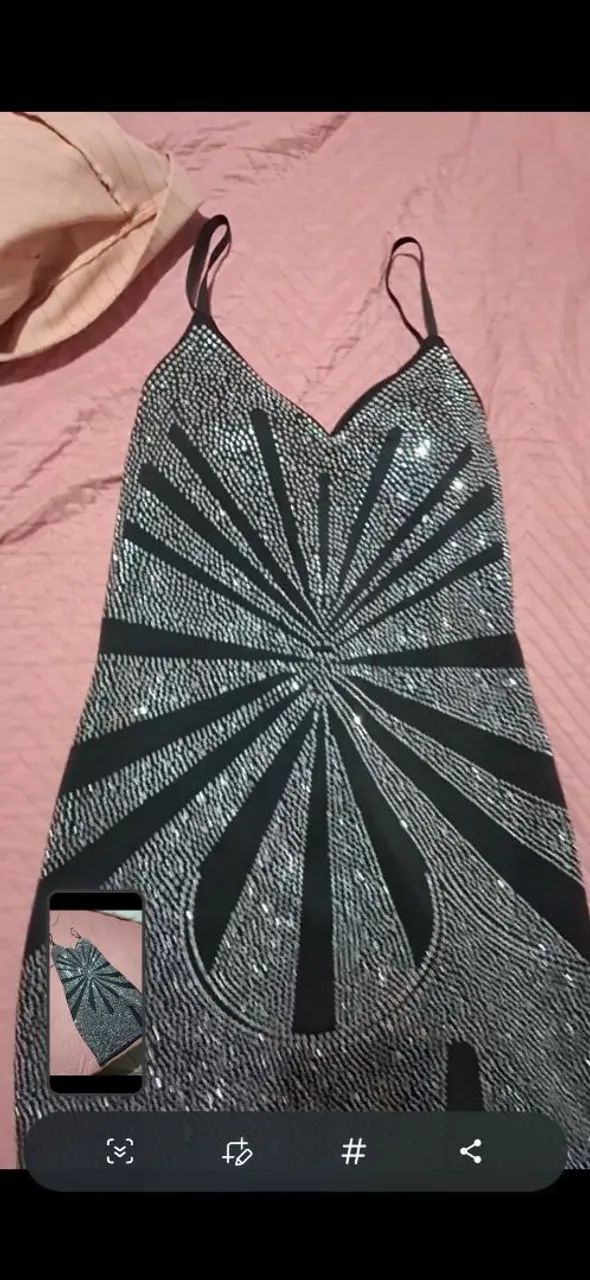 Vestido cristais - Foto 2