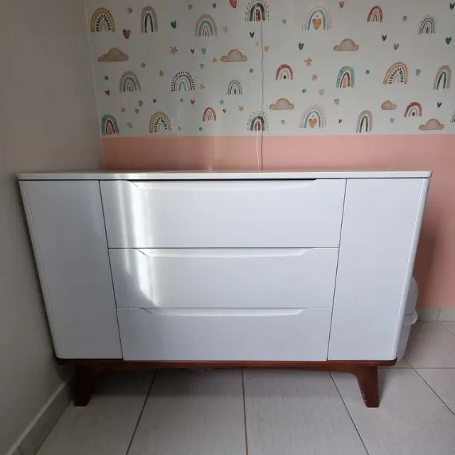 Kit Quarto de Bebê Completo - Berço + Cômoda (Excelente Estado) - Foto 4