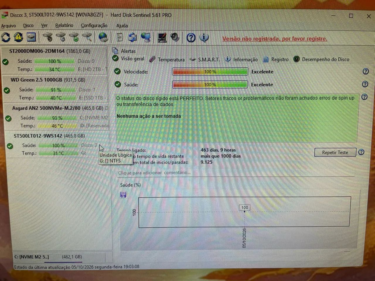 HD Notebook 500gb (Seagate) - Foto 4