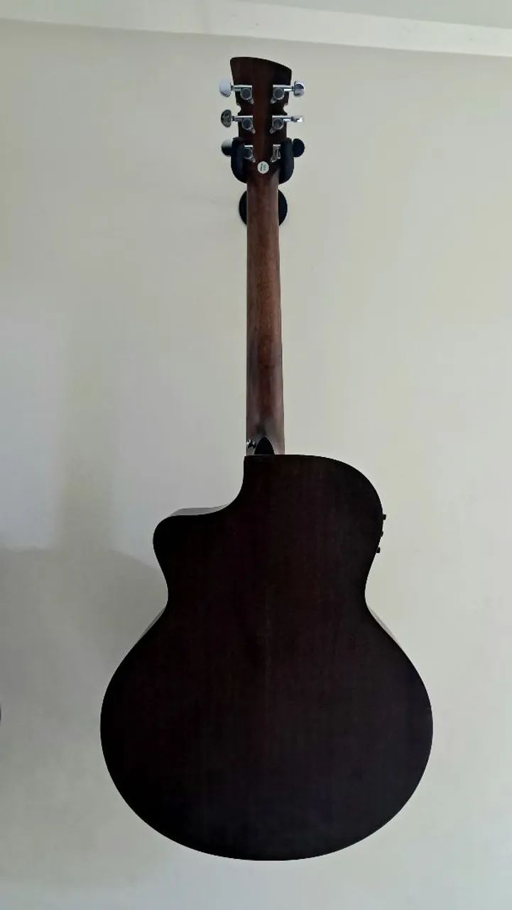 Violão Tampo Maciço Elétrico Aço - Foto 2