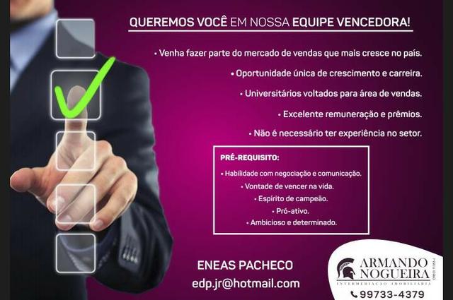 Coretor de imovéis com vontade de se bem sucedido!