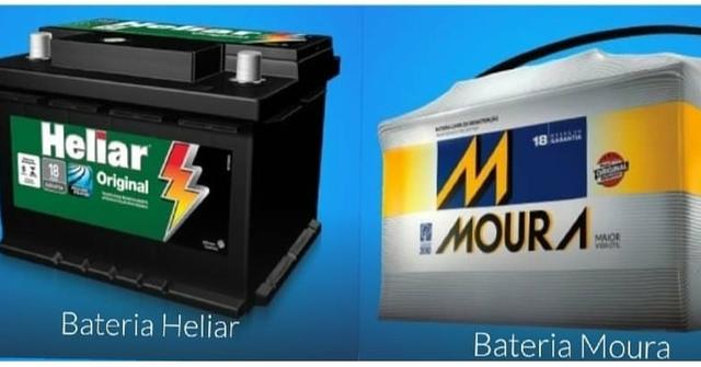 Bateria Moura e Heliar 60 ah