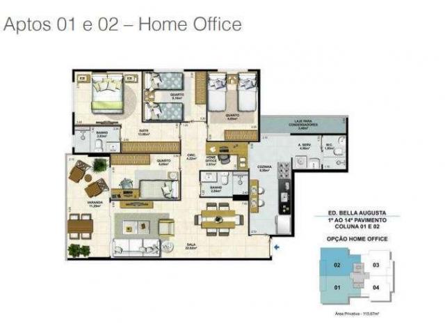 Bella Augusta Residence - Apartamento de 3 ou 4 quartos com suíte - Cariacica, ES - Foto 20