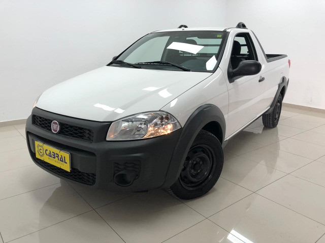 Fiat Strada 1.4 Working CS Branca 2018 - Completa!