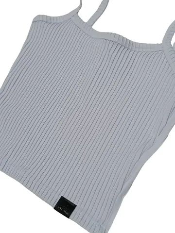 Cropped Blusa Regata Alcinha Sereia da Terra - Foto 4