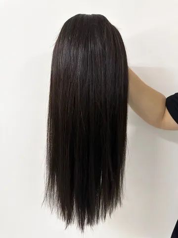Cabelo humano de 65cm liso