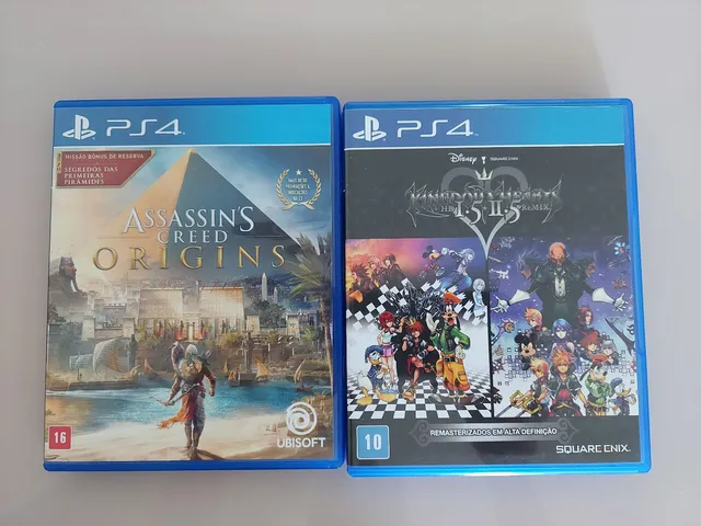 Kit assassins creed unity jogo ps4 bandeira cd caixinha de musica