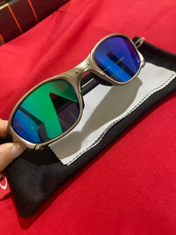 Novas lentes de óculos de sol polarizadas espelhadas ouro rosa escuro para  Oakley Juliet