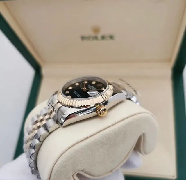 Relógio Rolex DateJust 31mm Jubilee Cravejado - Foto 2