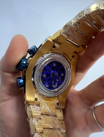 Relogio Invicta Zeus Bolt Azul Novo - Foto 3