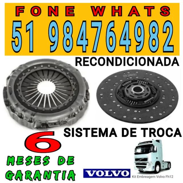 EMBREAGEM KIT PLATO E DISCO DO CAMINHÃO VOLVO FH12  - Foto 3