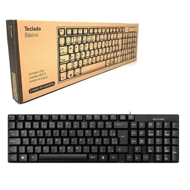 (NOVO) Teclado Slim USB Bulk TC193BU