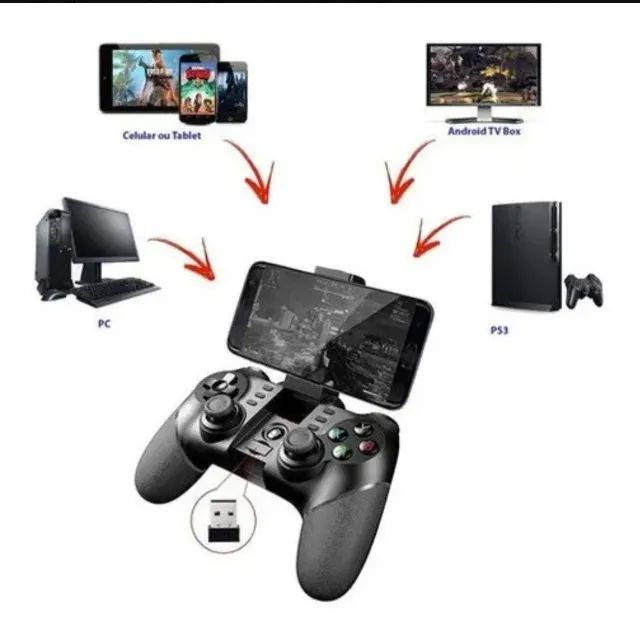 Controle Bluetooth Game para IOS, Android, PC, PS3.. - Ponto Mania