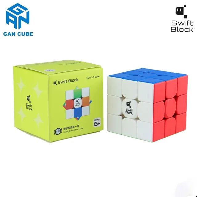 Cubo Mágico Gan 3x3 Swift Block Magnético