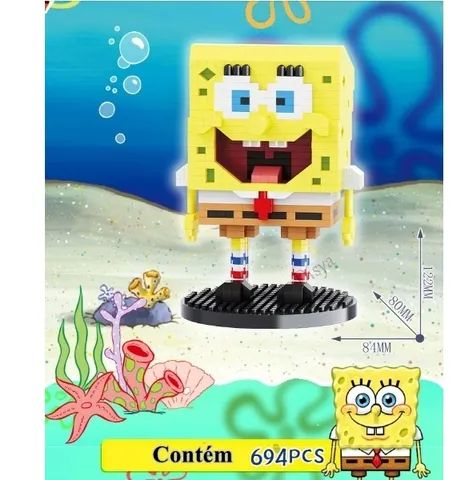 Montar uma caixa Bob Esponja