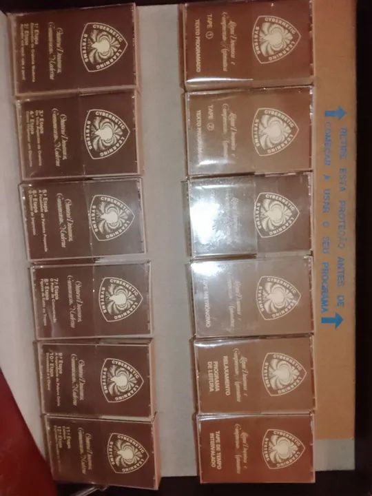 Curso em FITA Cassete APRENDENDO SISTEMA CIBERNÉTICO