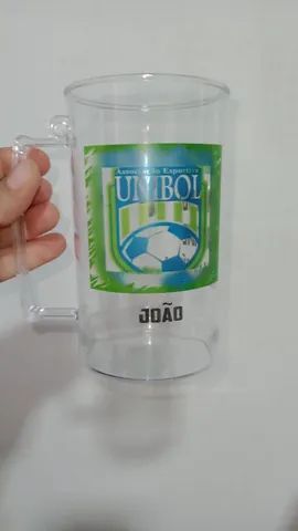 caneca de chopp acrilico transparente personalizada  - Foto 6